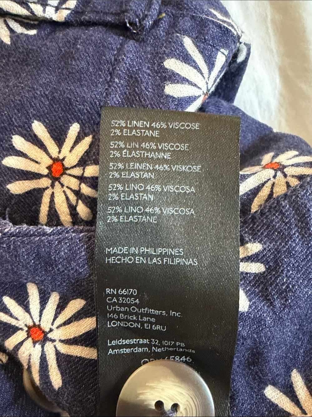 Anthropologie Maeve the Colette Daisy-Print Wide-Leg Pants - Picture 6 of 6